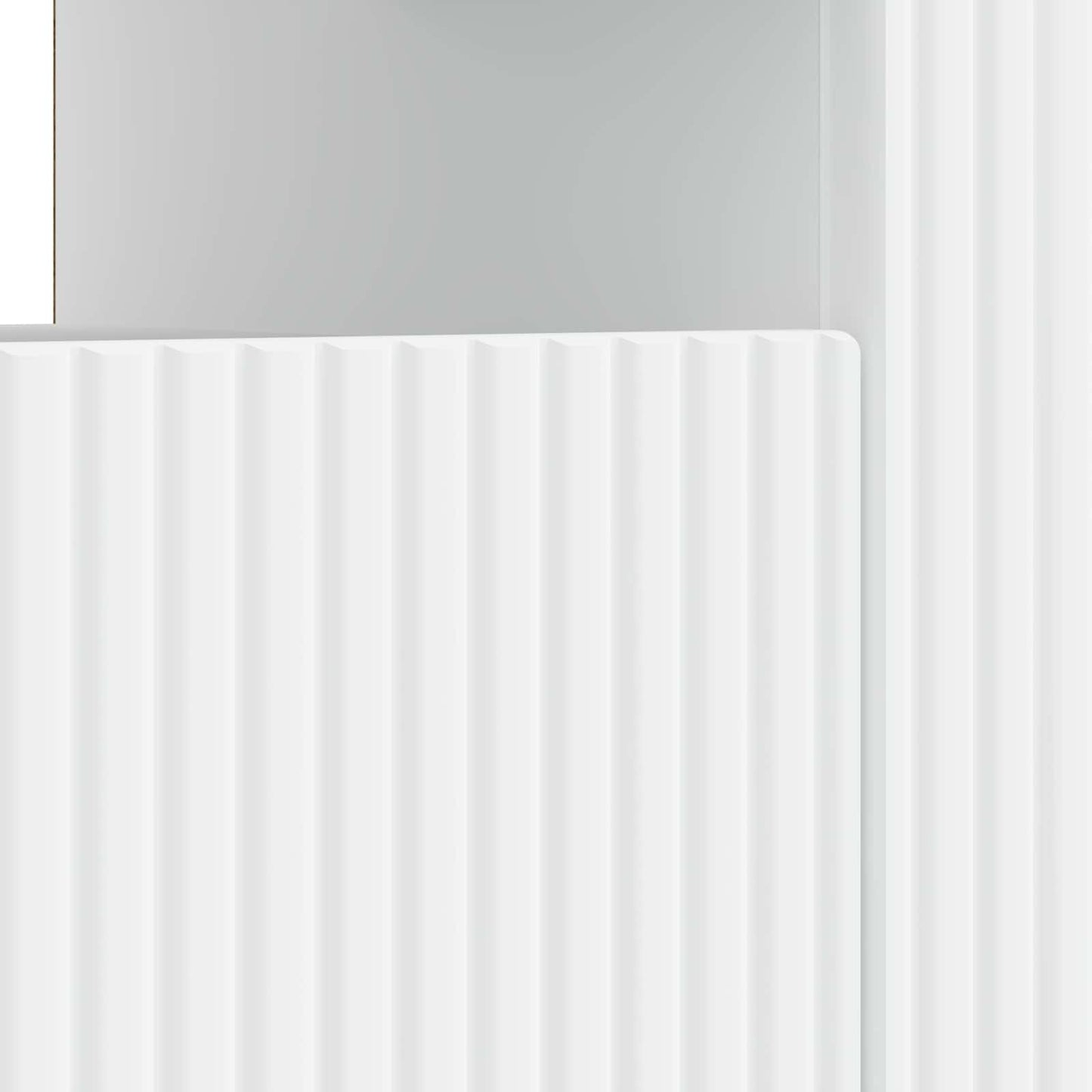 vidaXL LED TV Cabinet White Engineered Wood