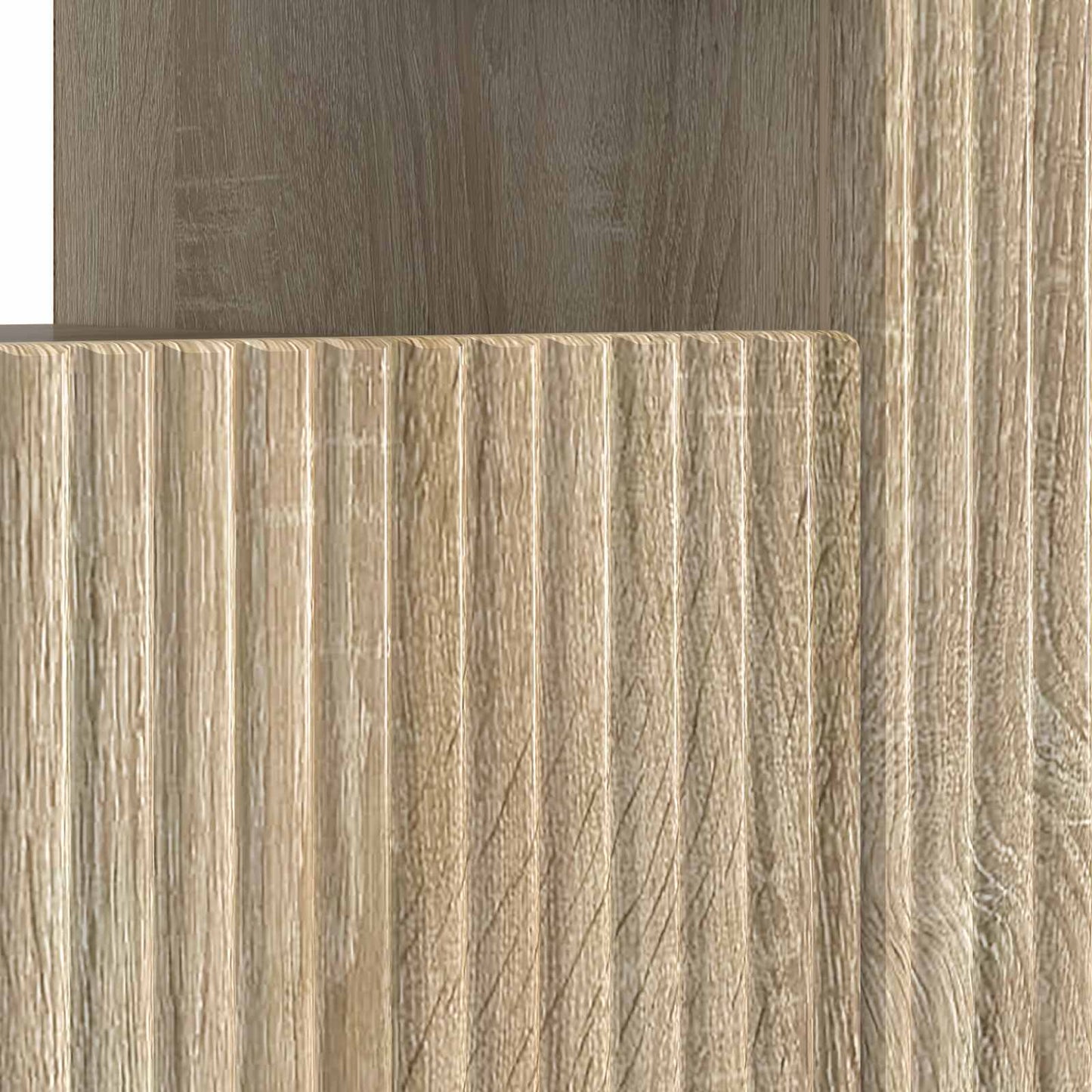 vidaXL LED TV Cabinet Sonoma Oak Engineered Wood