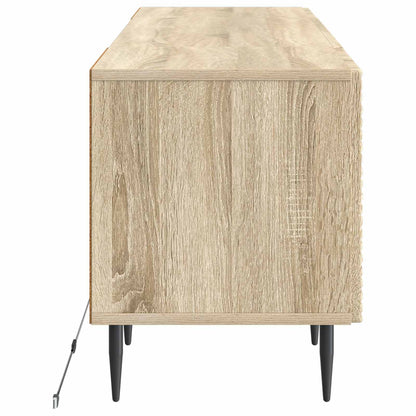 vidaXL LED TV Cabinet Sonoma Oak Engineered Wood