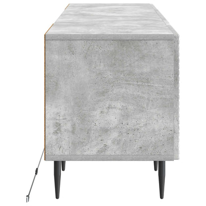 vidaXL LED TV Cabinet Concrete Grey Engineered Wood