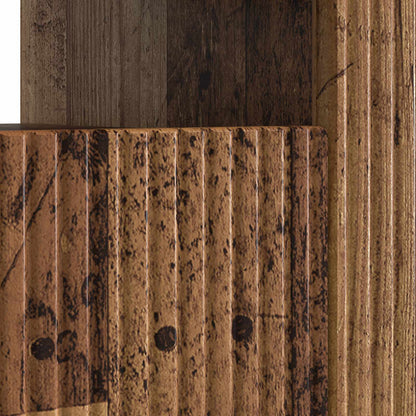 vidaXL LED TV Cabinet Old Wood Engineered Wood
