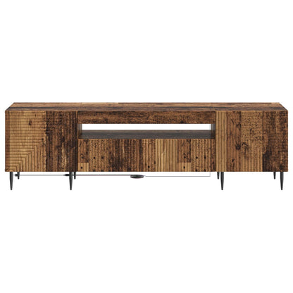 vidaXL LED TV Cabinet Old Wood Engineered Wood