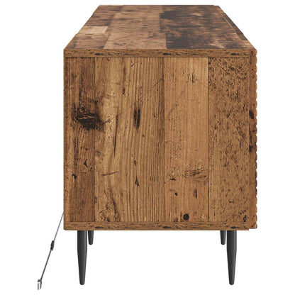 vidaXL LED TV Cabinet Old Wood Engineered Wood