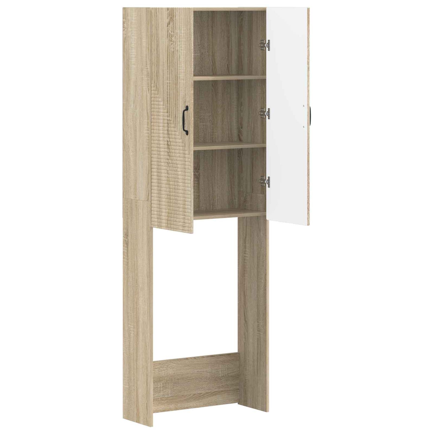vidaXL Toilet Cabinet HAARLEM Sonoma Oak 66 x 25.5 x 190 cm