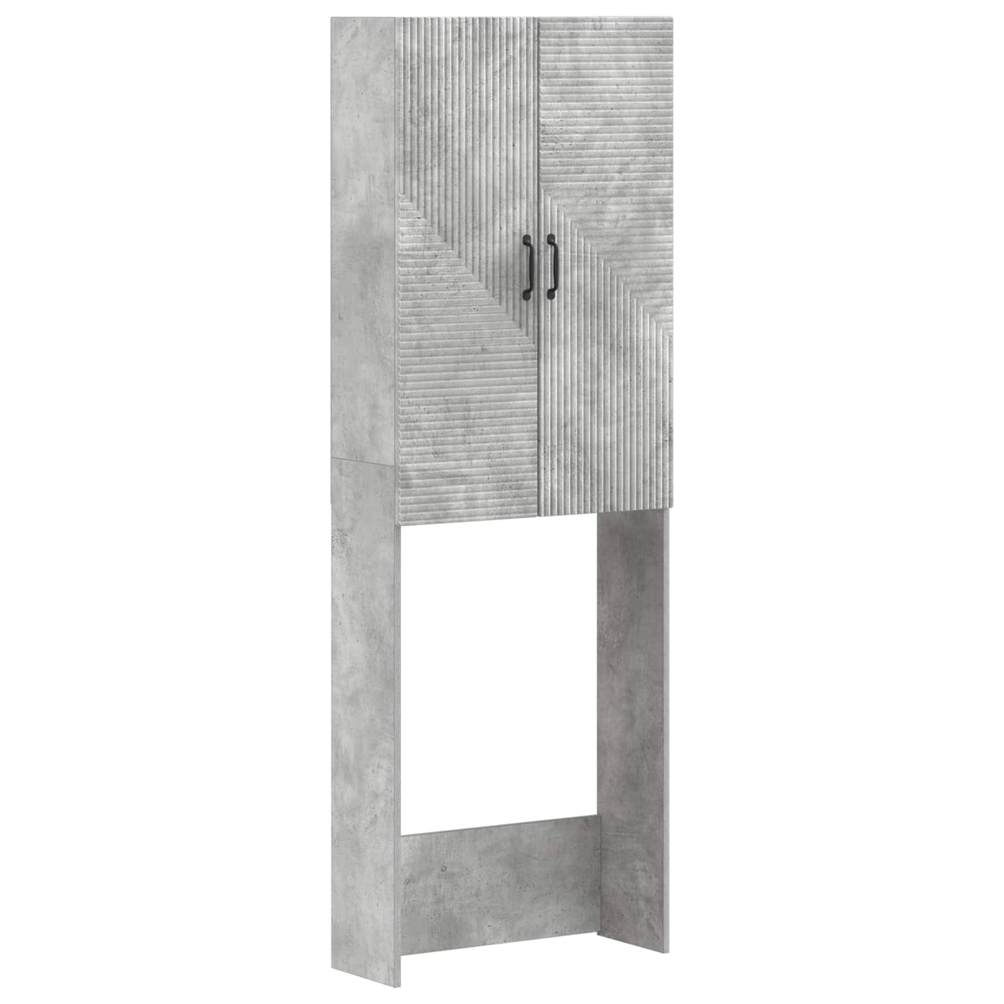 vidaXL Toilet Cabinet HAARLEM Concrete Grey 66 x 25.5 x 190 cm