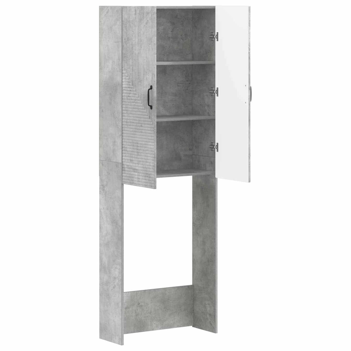 vidaXL Toilet Cabinet HAARLEM Concrete Grey 66 x 25.5 x 190 cm