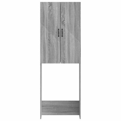 vidaXL Toilet Cabinet HAARLEM Grey Sonoma 66 x 25.5 x 190 cm
