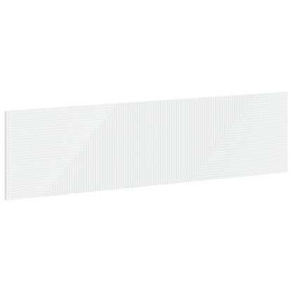 vidaXL Wall-Mounted Headboard HAARLEM White Engineered Wood