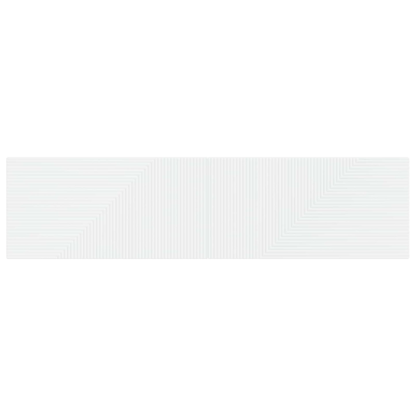 vidaXL Wall-Mounted Headboard HAARLEM White Engineered Wood