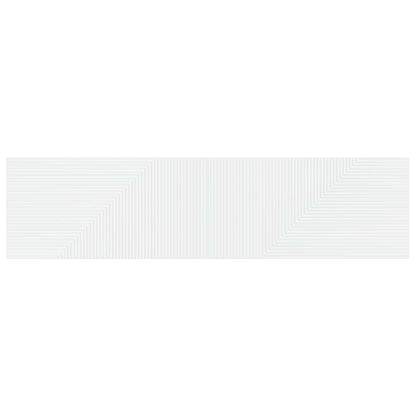 vidaXL Wall-Mounted Headboard HAARLEM White Engineered Wood