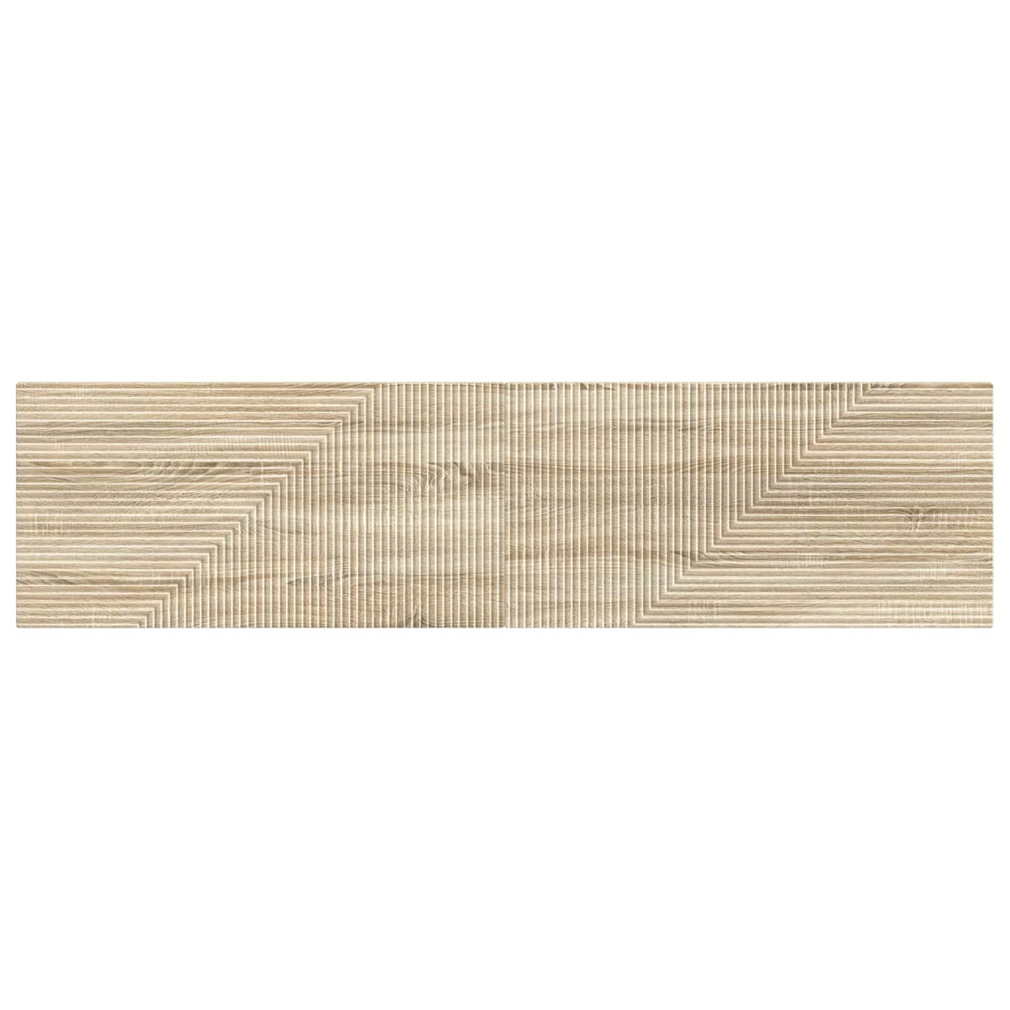 vidaXL Wall-Mounted Headboard HAARLEM Sonoma Oak Engineered Wood
