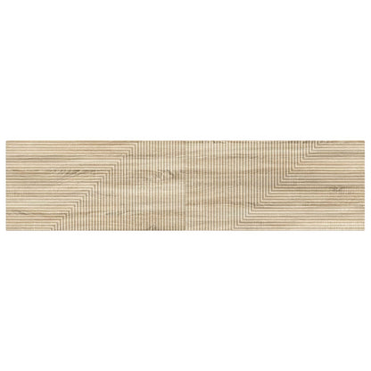 vidaXL Wall-Mounted Headboard HAARLEM Sonoma Oak Engineered Wood