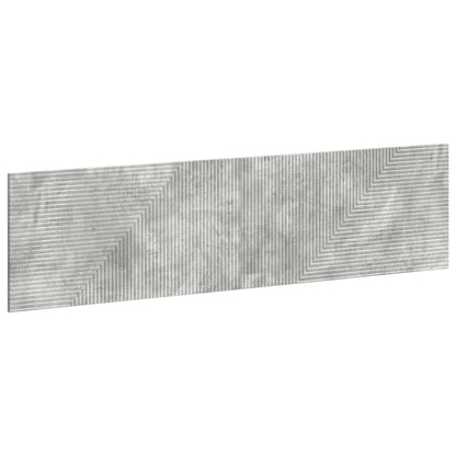 vidaXL Wall-Mounted Headboard HAARLEM Concrete Grey Engineered Wood