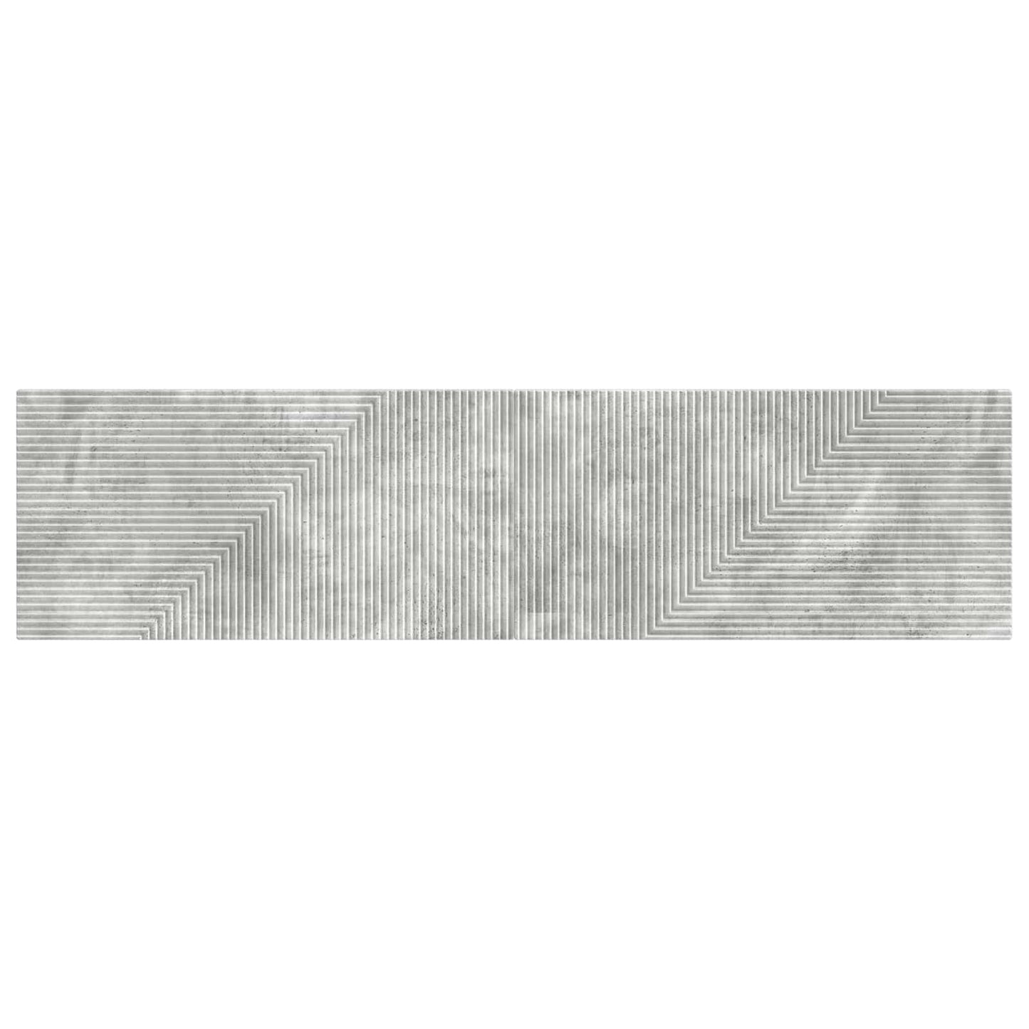vidaXL Wall-Mounted Headboard HAARLEM Concrete Grey Engineered Wood