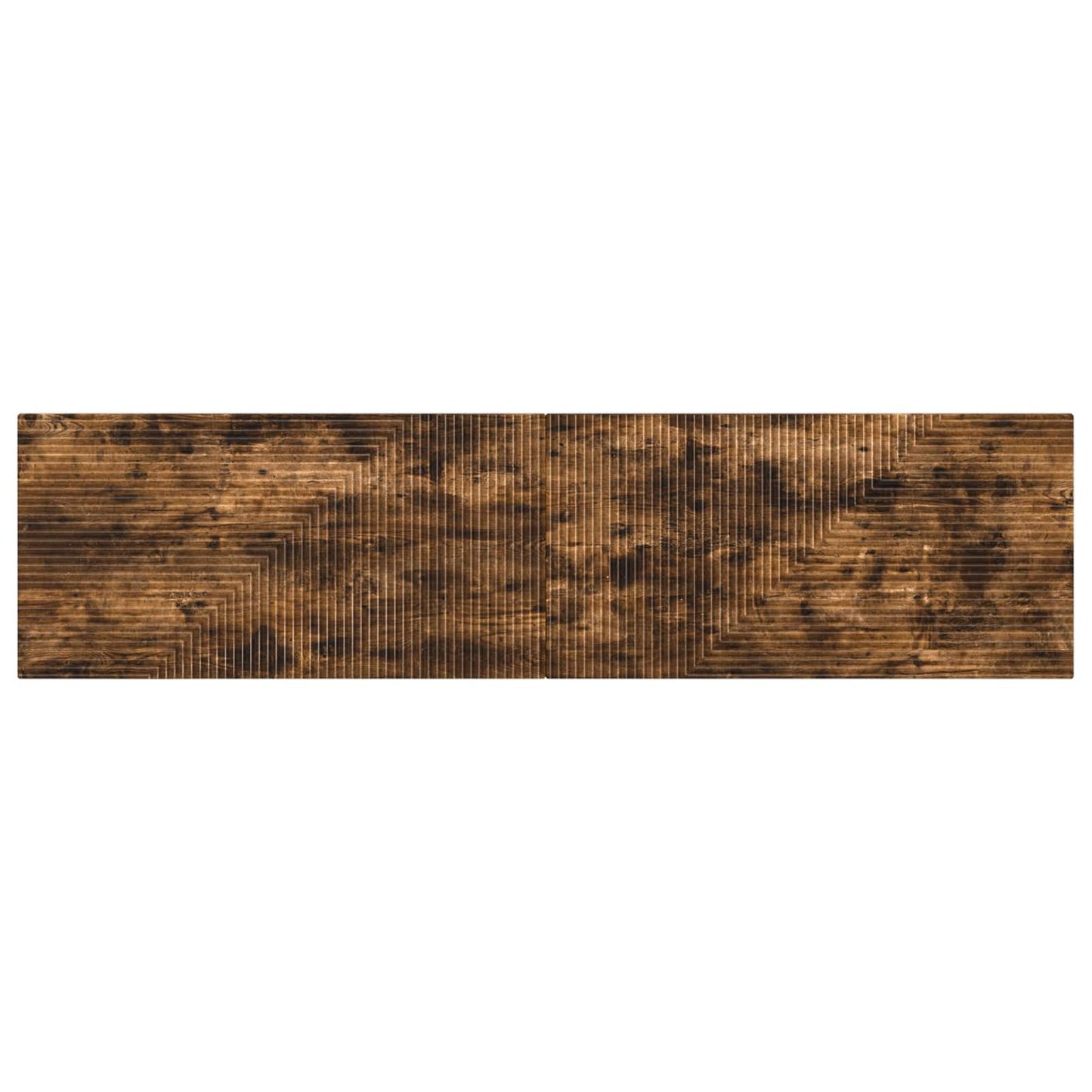 vidaXL Wall-Mounted Headboard HAARLEM Smoked Oak Engineered Wood