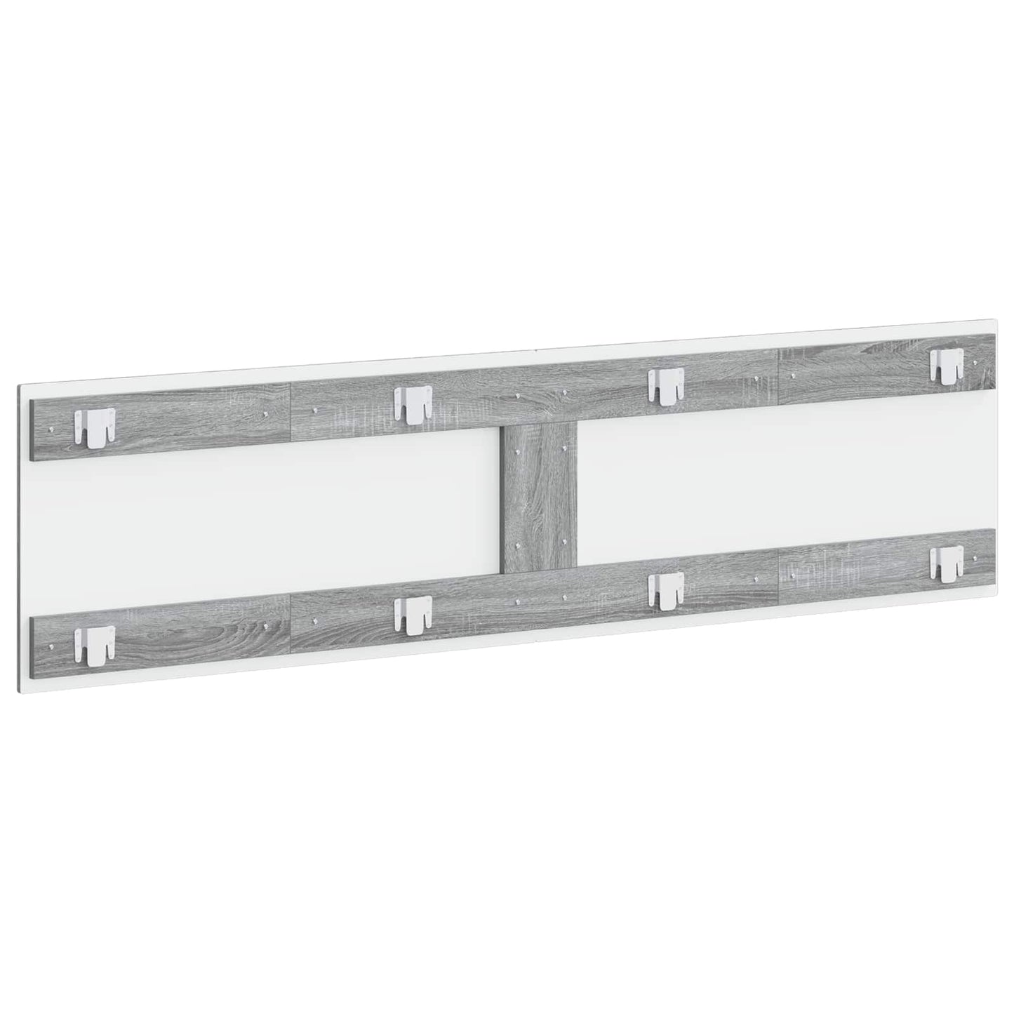 vidaXL Wall-Mounted Headboard HAARLEM Grey Sonoma Engineered Wood