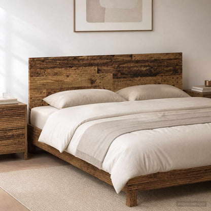 vidaXL Wall-Mounted Headboard HAARLEM Old Wood Engineered Wood