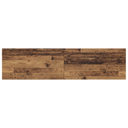 vidaXL Wall-Mounted Headboard HAARLEM Old Wood Engineered Wood