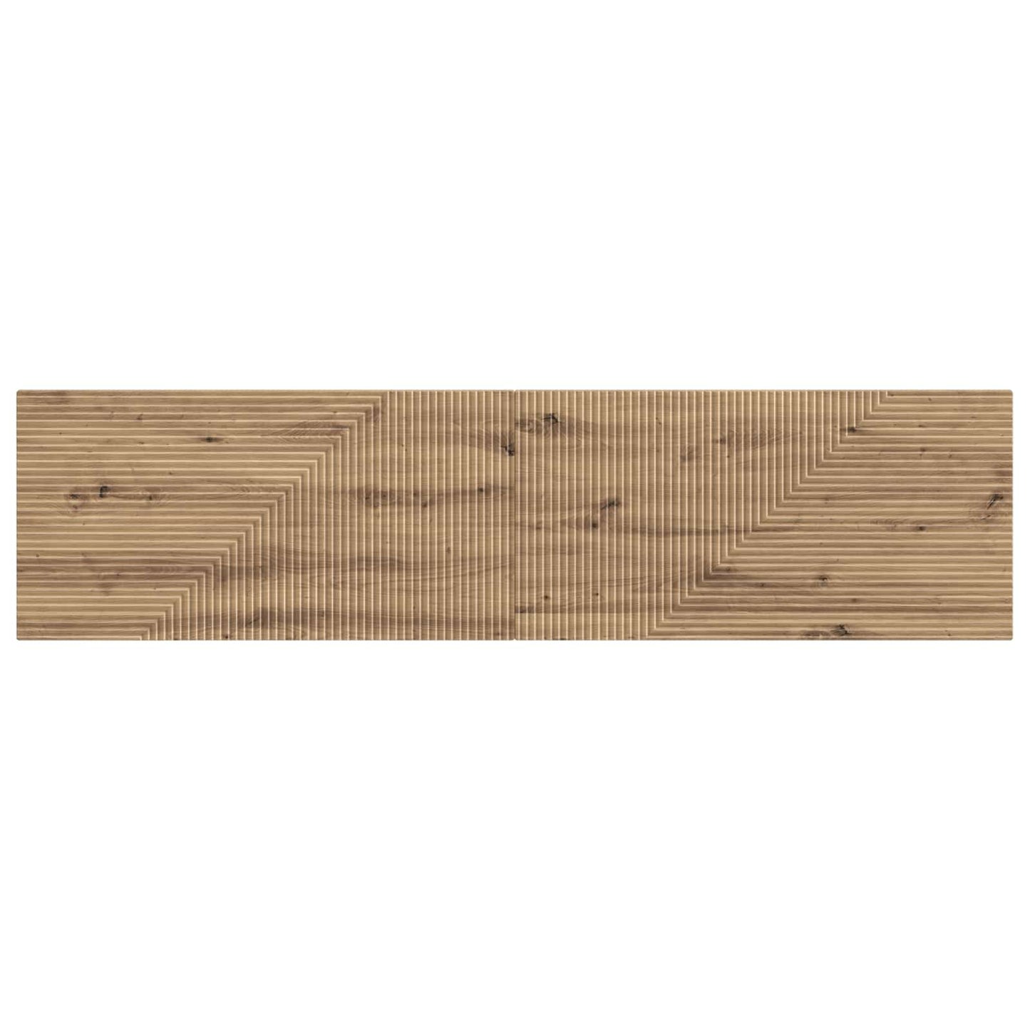 vidaXL Wall-Mounted Headboard HAARLEM Artisan Oak Engineered Wood