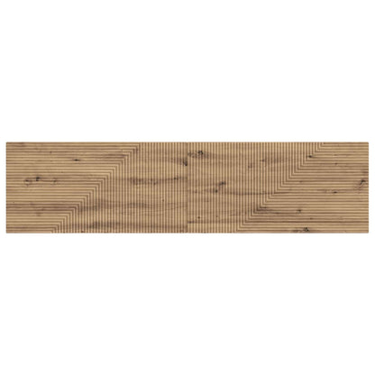 vidaXL Wall-Mounted Headboard HAARLEM Artisan Oak Engineered Wood