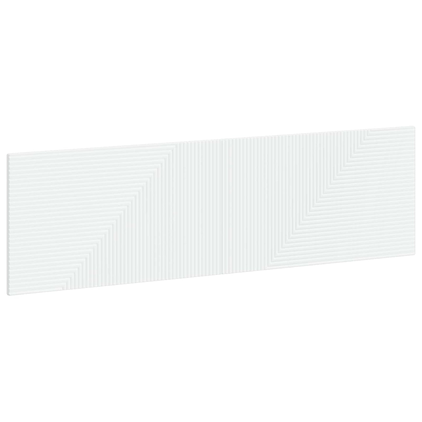 vidaXL Wall-Mounted Headboard HAARLEM White Engineered Wood