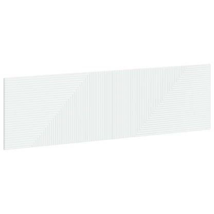 vidaXL Wall-Mounted Headboard HAARLEM White Engineered Wood