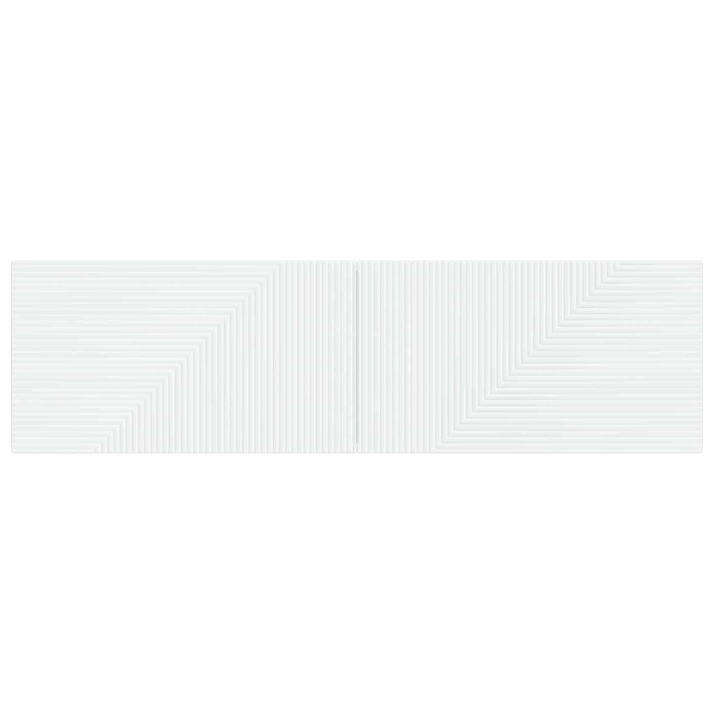 vidaXL Wall-Mounted Headboard HAARLEM White Engineered Wood
