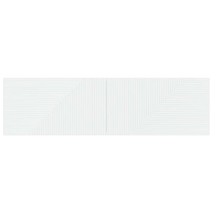 vidaXL Wall-Mounted Headboard HAARLEM White Engineered Wood