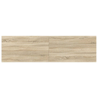 vidaXL Wall-Mounted Headboard HAARLEM Sonoma Oak Engineered Wood