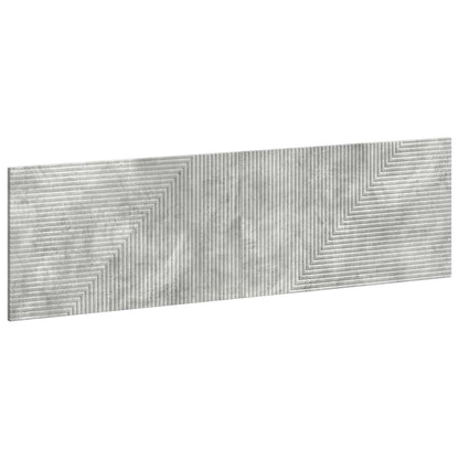 vidaXL Wall-Mounted Headboard HAARLEM Concrete Grey Engineered Wood