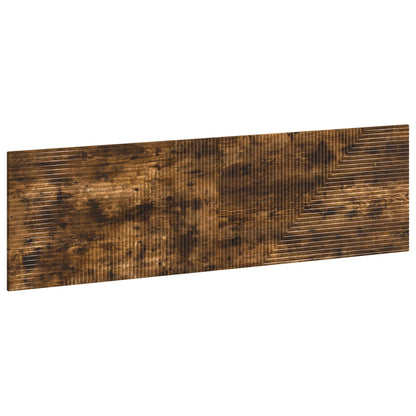 vidaXL Wall-Mounted Headboard HAARLEM Smoked Oak Engineered Wood