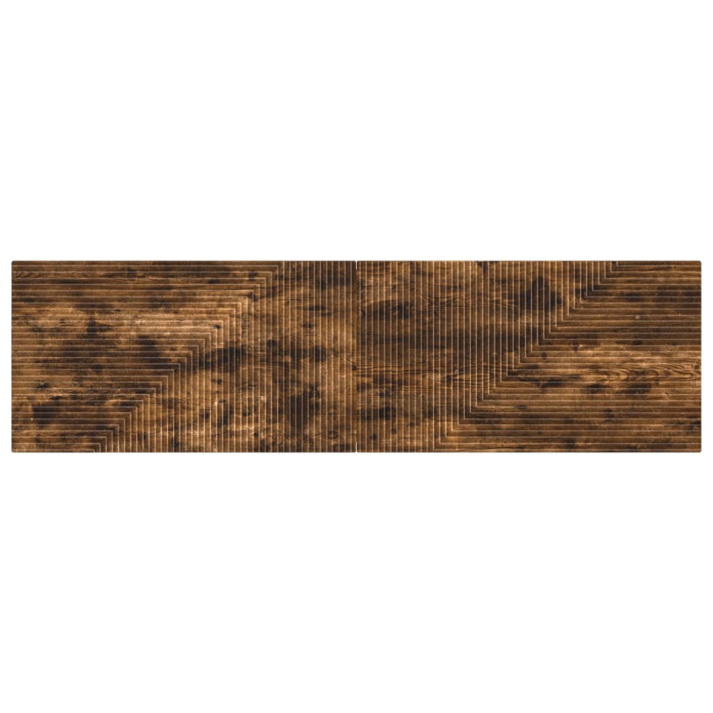 vidaXL Wall-Mounted Headboard HAARLEM Smoked Oak Engineered Wood