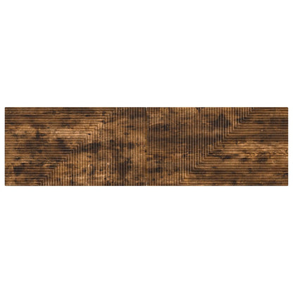 vidaXL Wall-Mounted Headboard HAARLEM Smoked Oak Engineered Wood