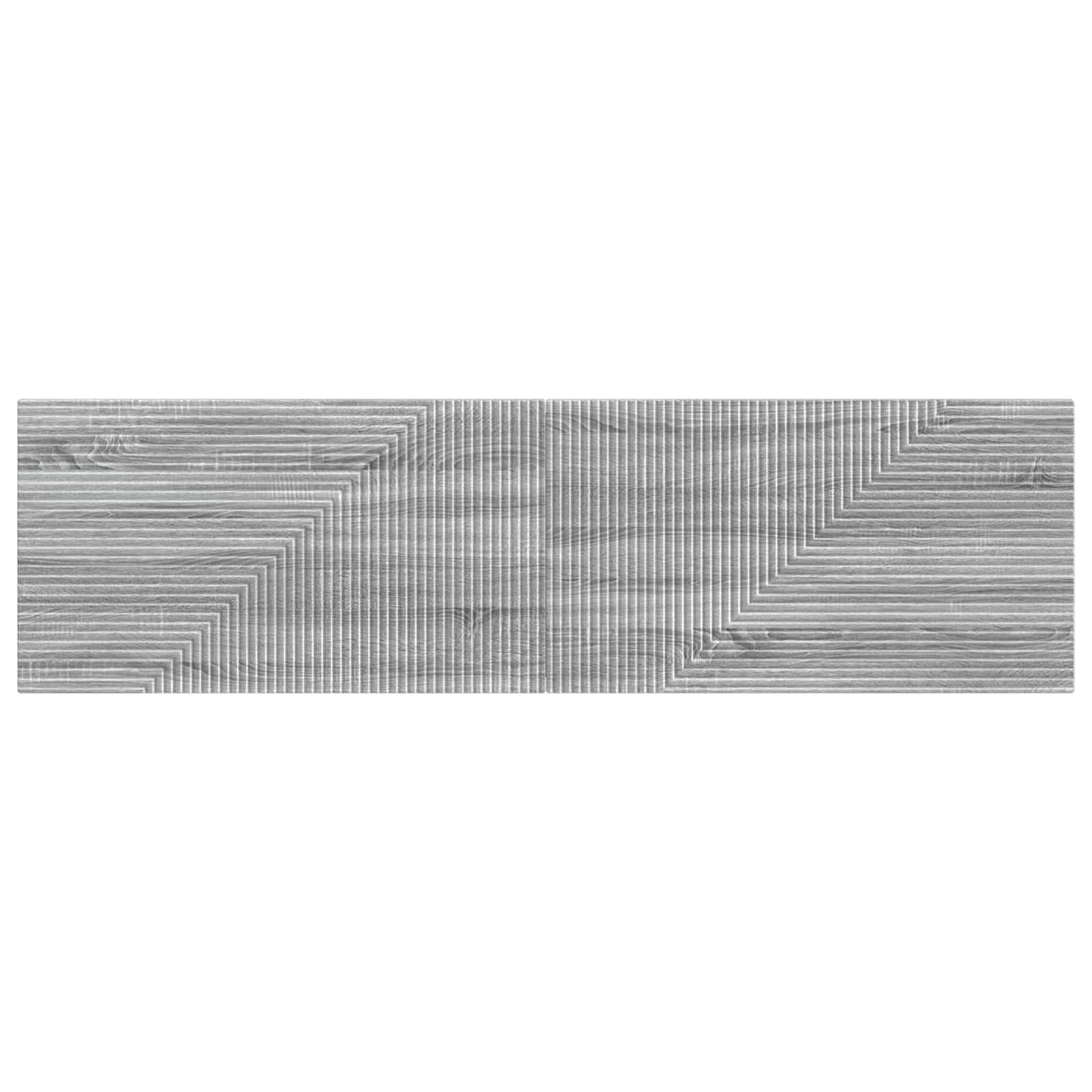 vidaXL Wall-Mounted Headboard HAARLEM Grey Sonoma Engineered Wood