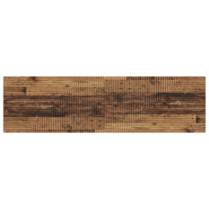 vidaXL Wall-Mounted Headboard HAARLEM Old Wood Engineered Wood