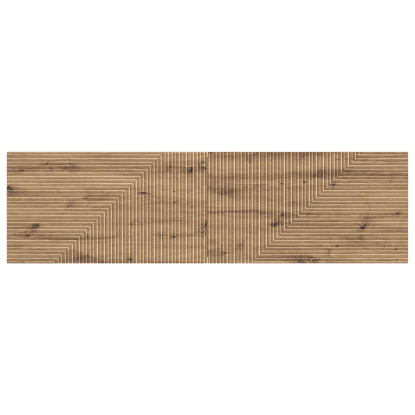vidaXL Wall-Mounted Headboard HAARLEM Artisan Oak Engineered Wood