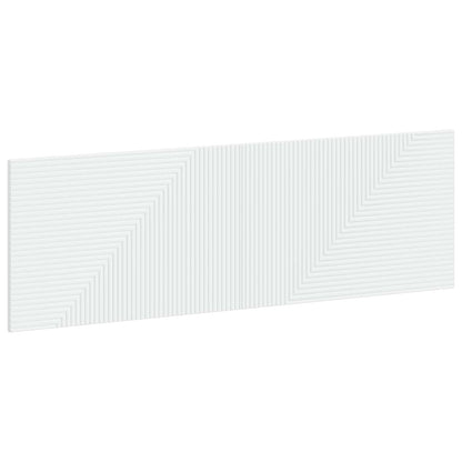 vidaXL Wall-Mounted Headboard HAARLEM White Engineered Wood