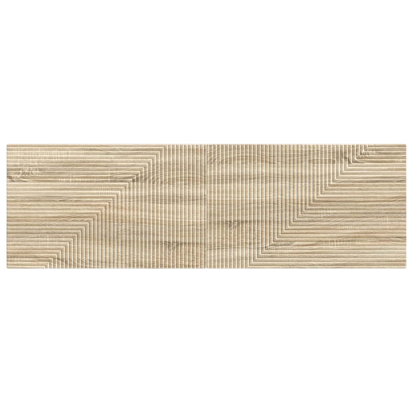 vidaXL Wall-Mounted Headboard HAARLEM Sonoma Oak Engineered Wood
