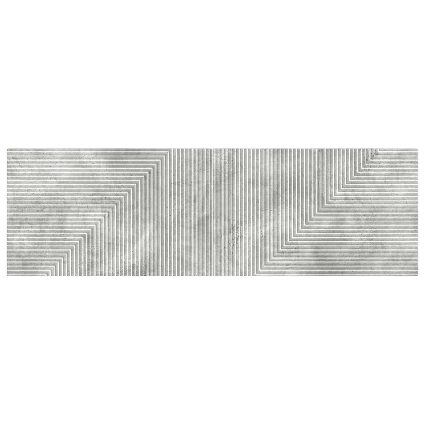 vidaXL Wall-Mounted Headboard HAARLEM Concrete Grey Engineered Wood