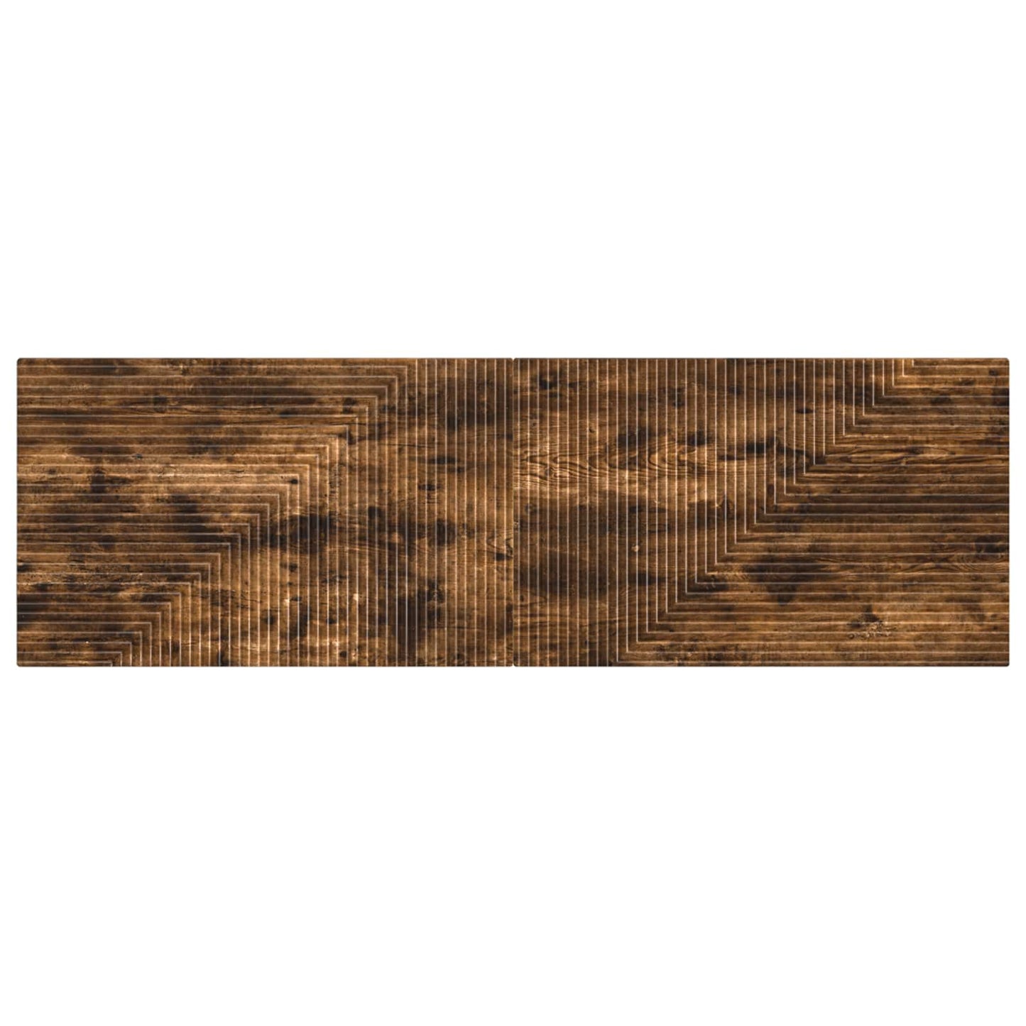 vidaXL Wall-Mounted Headboard HAARLEM Smoked Oak Engineered Wood