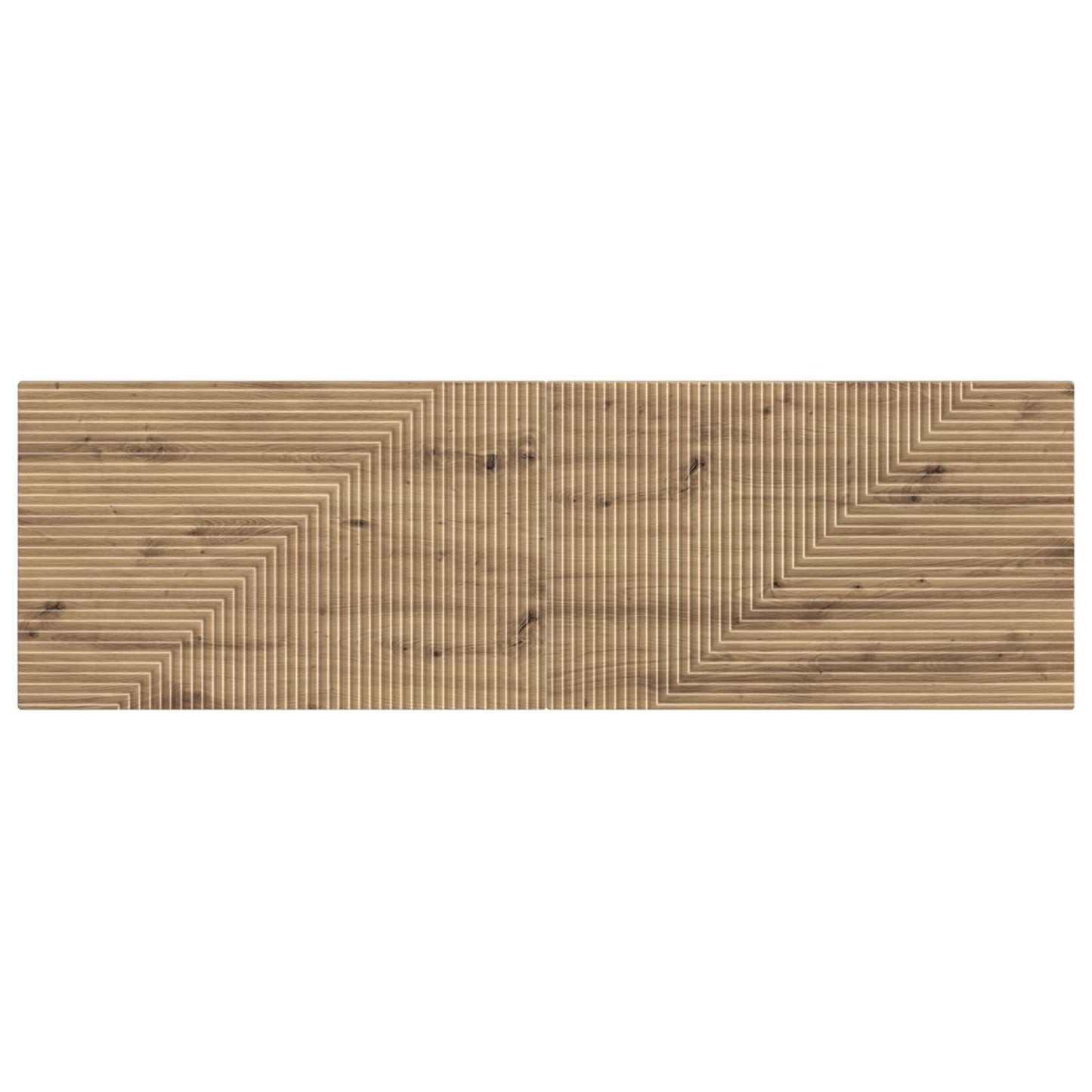 vidaXL Wall-Mounted Headboard HAARLEM Artisan Oak Engineered Wood
