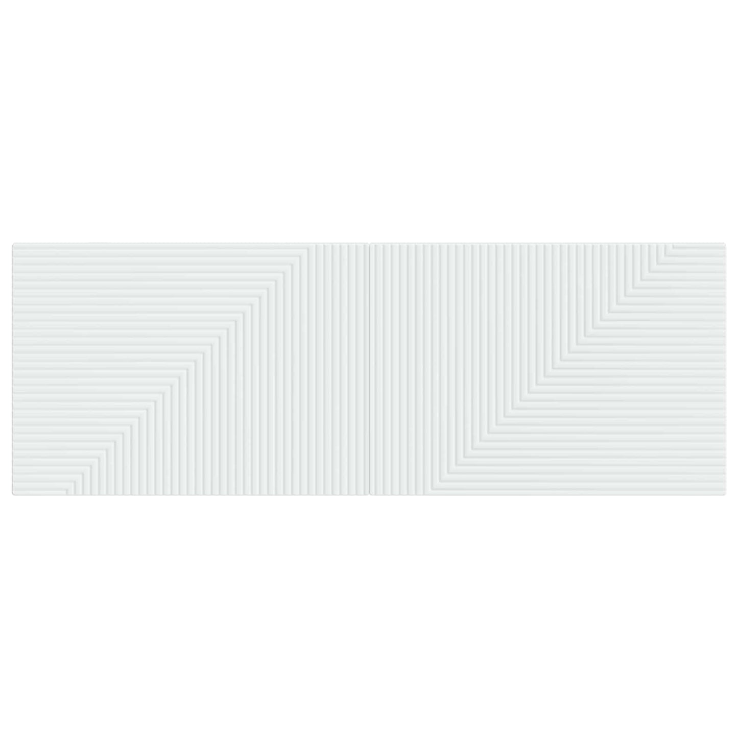vidaXL Wall-Mounted Headboard HAARLEM White Engineered Wood