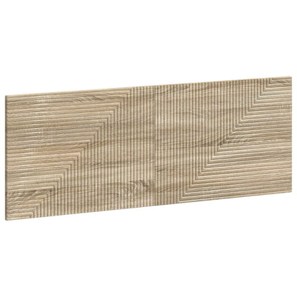 vidaXL Wall-Mounted Headboard HAARLEM Sonoma Oak Engineered Wood