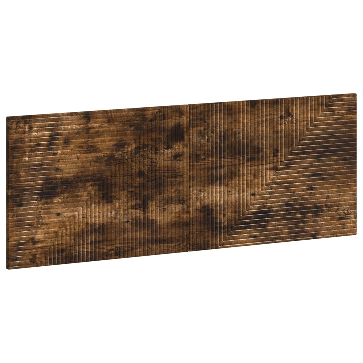 vidaXL Wall-Mounted Headboard HAARLEM Smoked Oak Engineered Wood