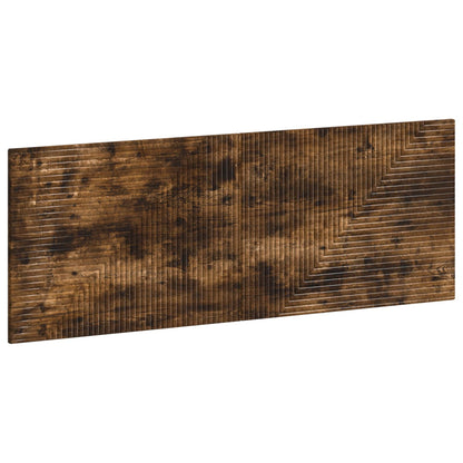 vidaXL Wall-Mounted Headboard HAARLEM Smoked Oak Engineered Wood