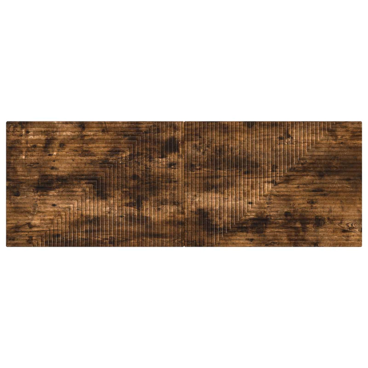 vidaXL Wall-Mounted Headboard HAARLEM Smoked Oak Engineered Wood
