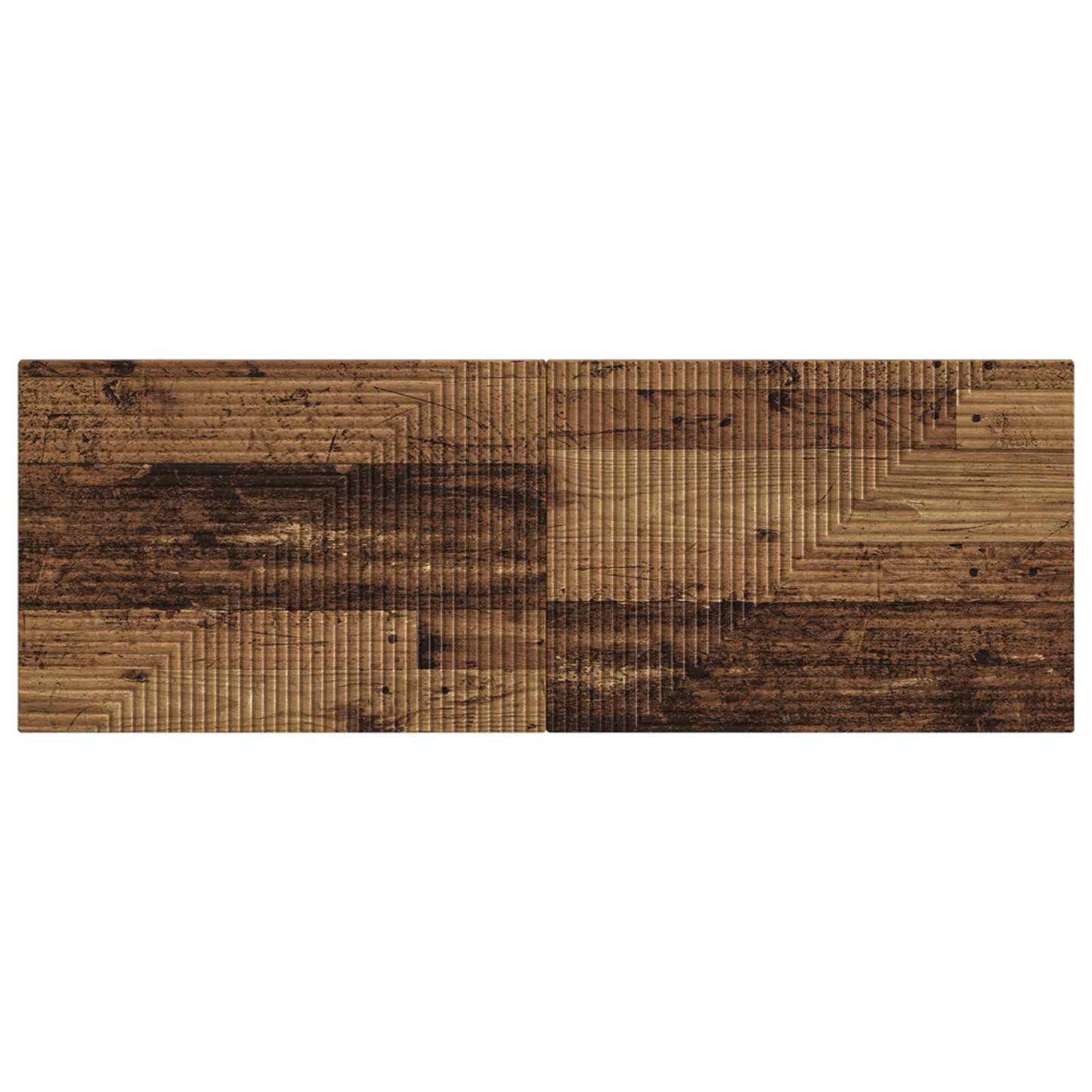 vidaXL Wall-Mounted Headboard HAARLEM Old Wood Engineered Wood