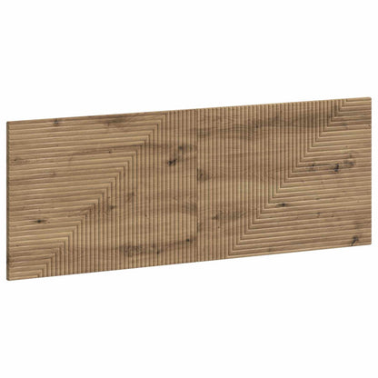 vidaXL Wall-Mounted Headboard HAARLEM Artisan Oak Engineered Wood