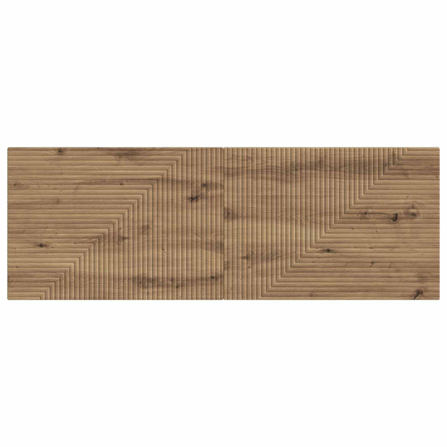 vidaXL Wall-Mounted Headboard HAARLEM Artisan Oak Engineered Wood