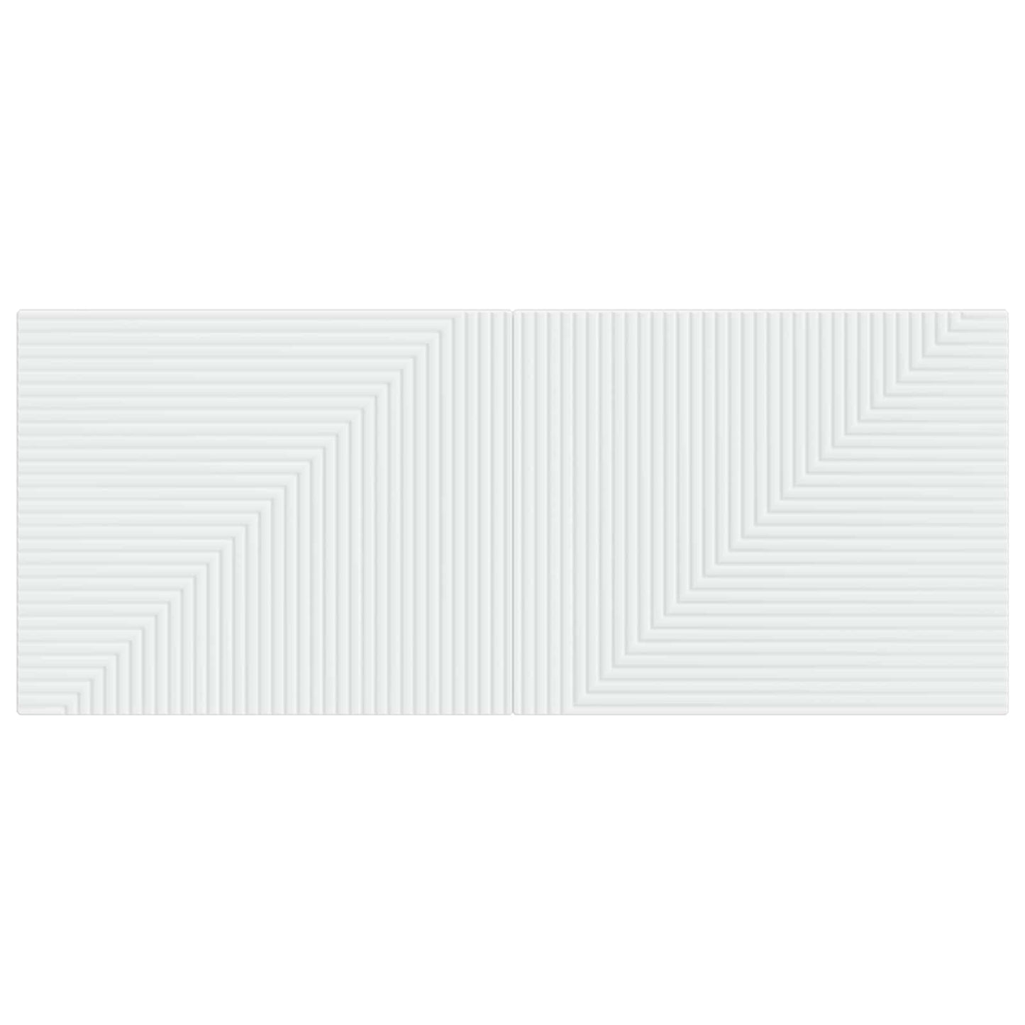 vidaXL Wall-Mounted Headboard HAARLEM White Engineered Wood